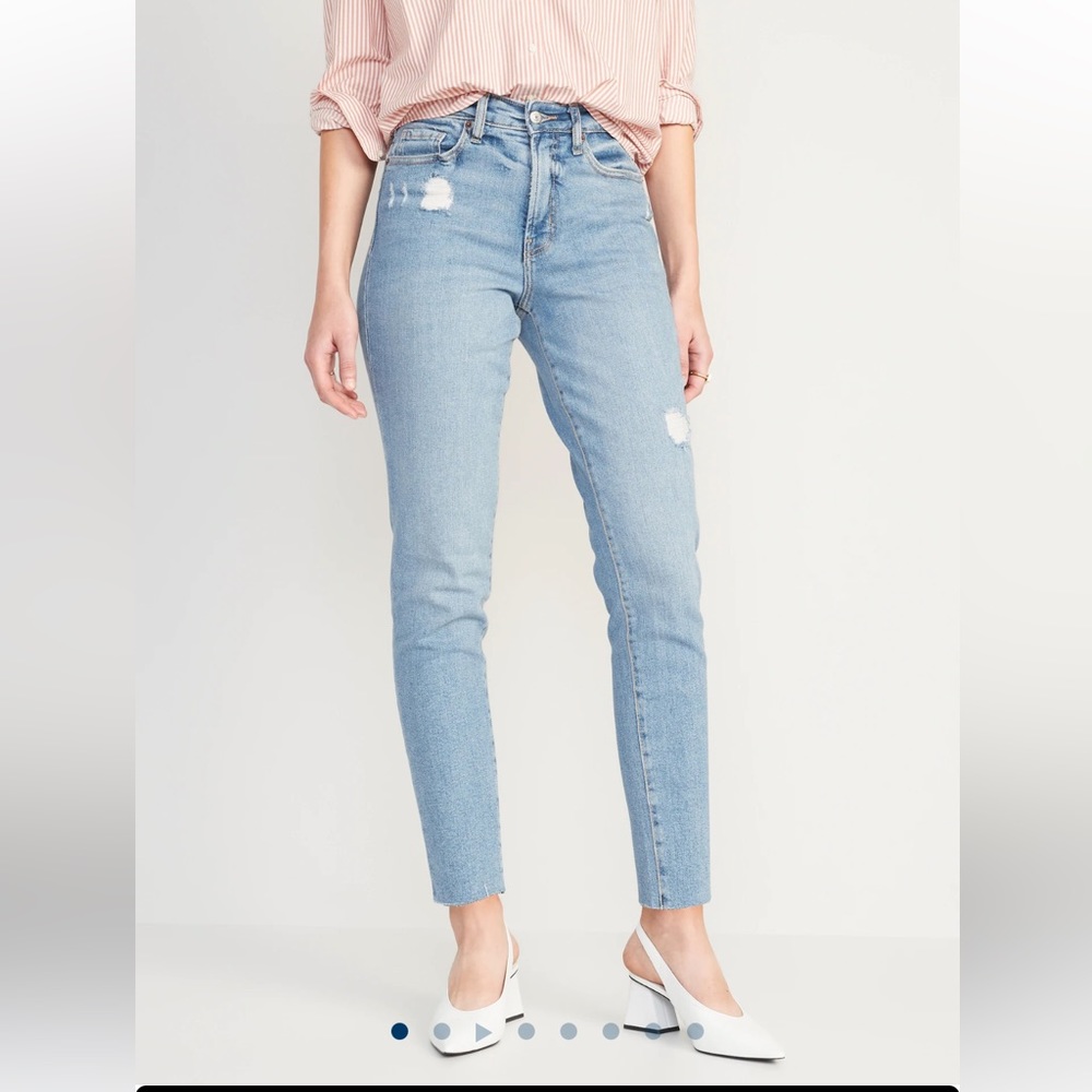 Old Navy High-Waisted O.G. Straight Cut-Off Jeans